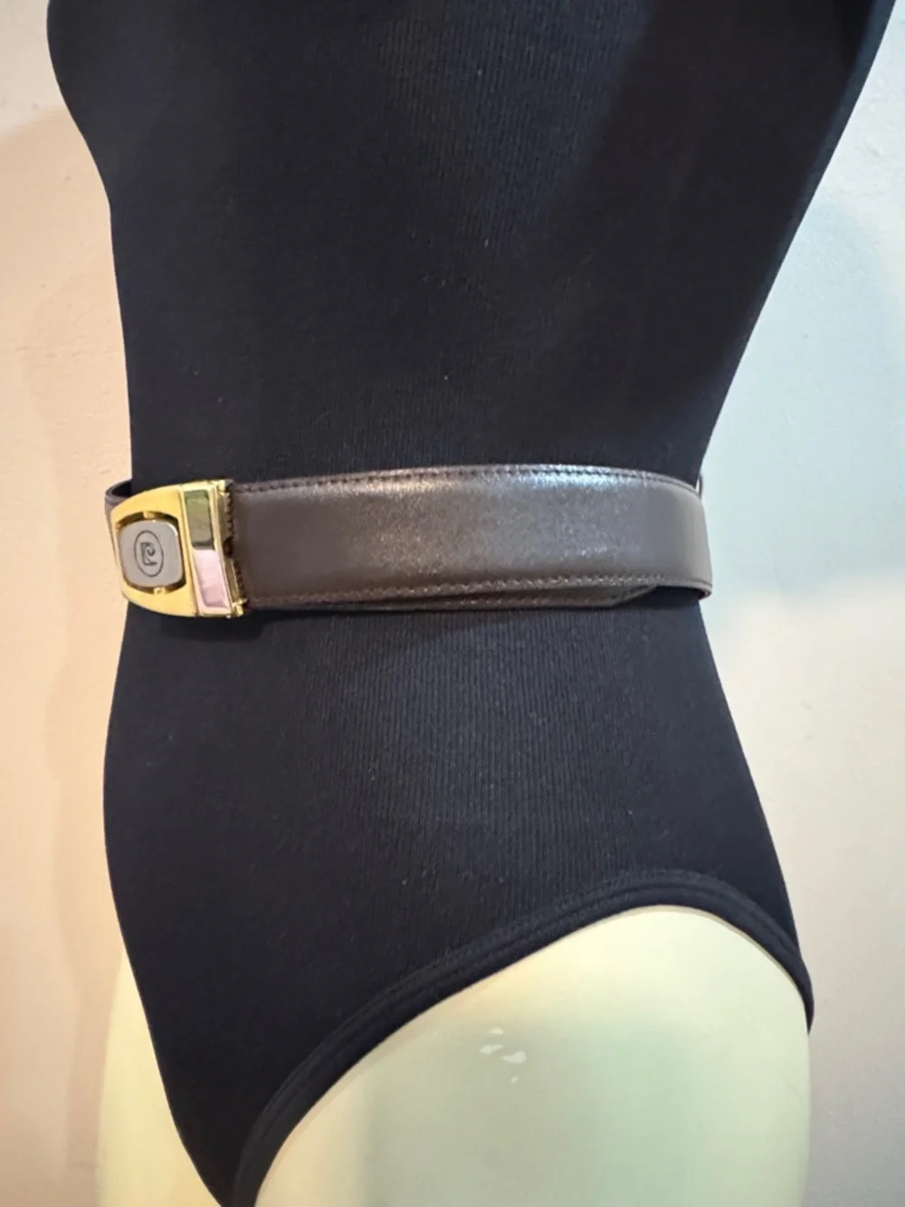 Vintage Pierre Cardin Reversible Belt Reversible Buckle